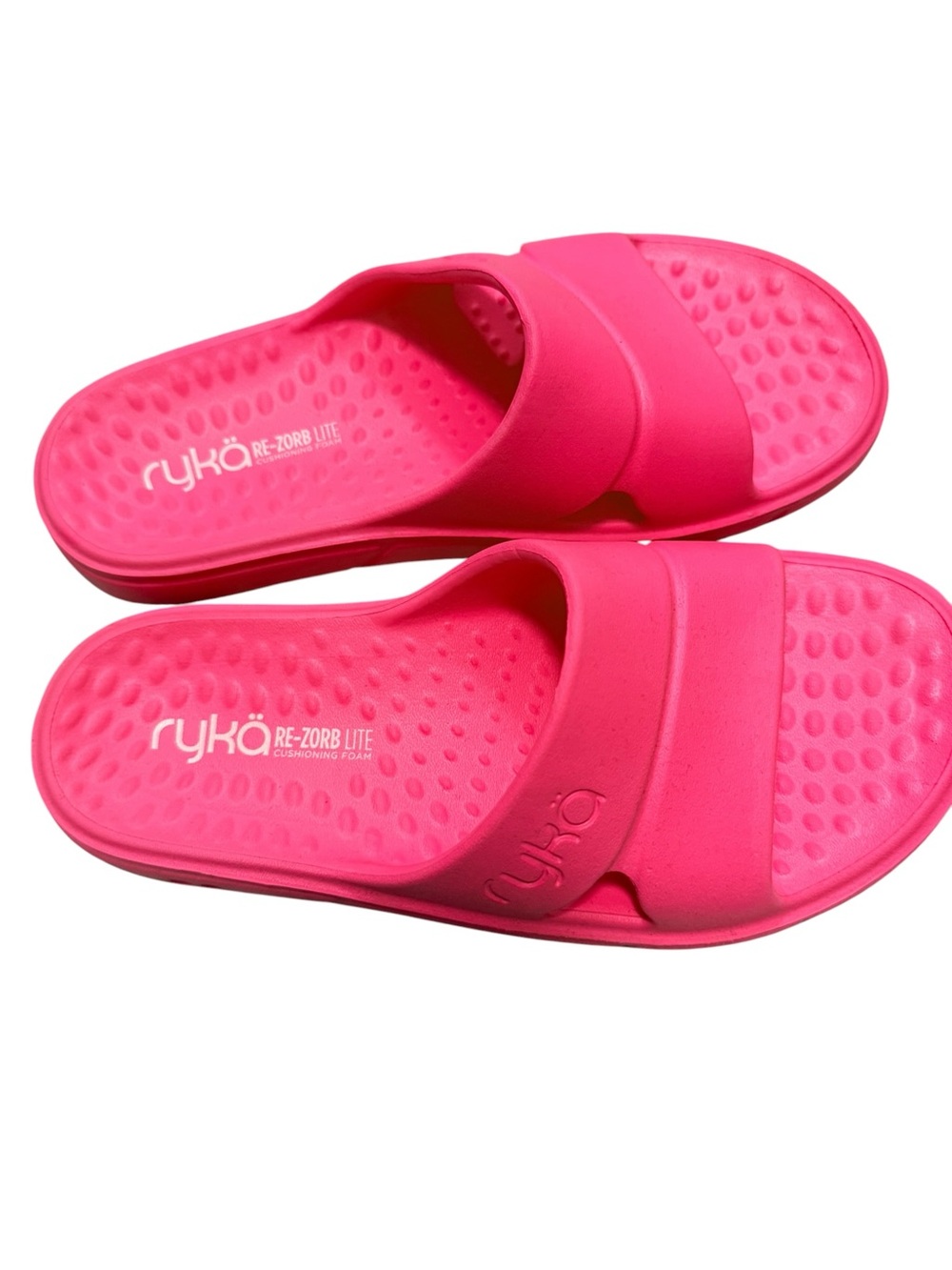 Ryka Hot Pink Slide Sandals for Women size 6 - Picture 3 of 5